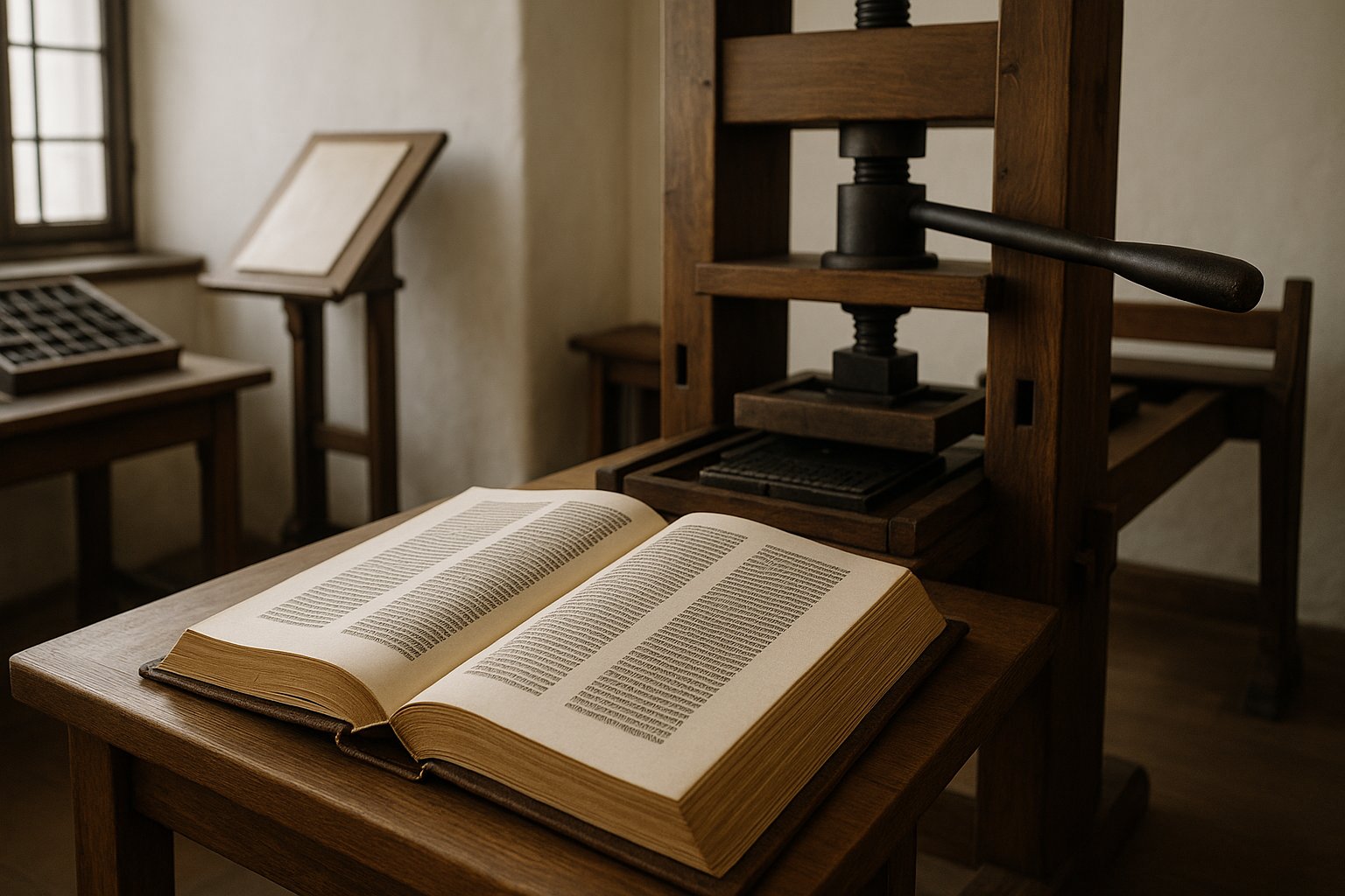 La Revolución de Gutenberg y la Tipografía Moderna (1440) — Historia del Diseño Gráfico: Guía Completa desde Sus Orígene
