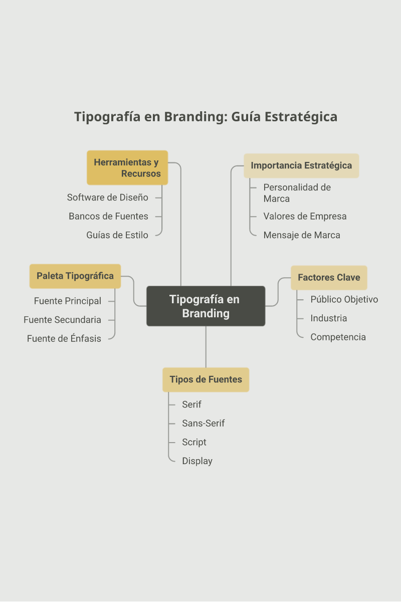 Infografía: Tipografía en branding: cómo elegir la fuente de tu marca